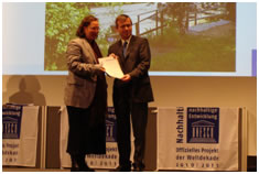 O Centro MA da Amma na Alemanha recebe prémio das Nações Unidas